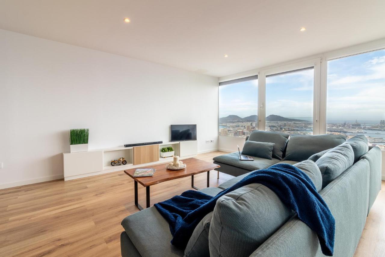 大加那利岛拉斯帕尔马斯Flatguest Ansite + Deluxe + Panoramic Views + Fast Wifi公寓 外观 照片