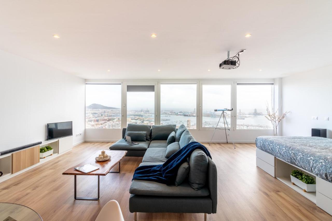 大加那利岛拉斯帕尔马斯Flatguest Ansite + Deluxe + Panoramic Views + Fast Wifi公寓 外观 照片